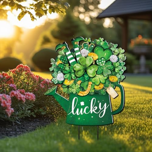 Decoration Yard Sign Stake 14.2 Inch Yard Decor(St Patricks Day) - Image 6