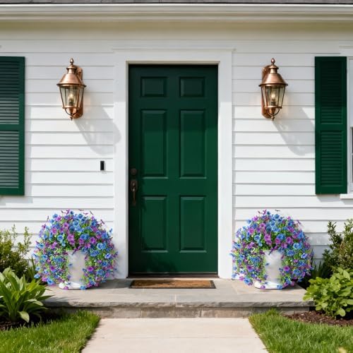 Artificial Faux Flowers Plants for Outdoor UV Resistant Summer Decoration - Image 3