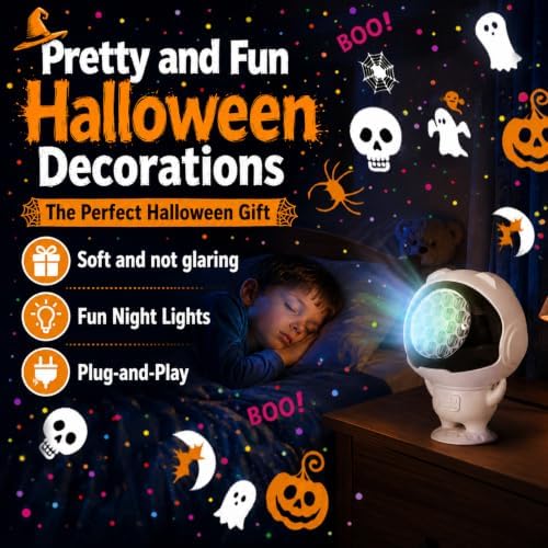Halloween Projector Lights Outdoor/Indoor, Led Lights Projector for Halloween Decorations, Holiday Projector for Halloween Party,Newly Upgraded Halloween Indoor for Home - Image 2