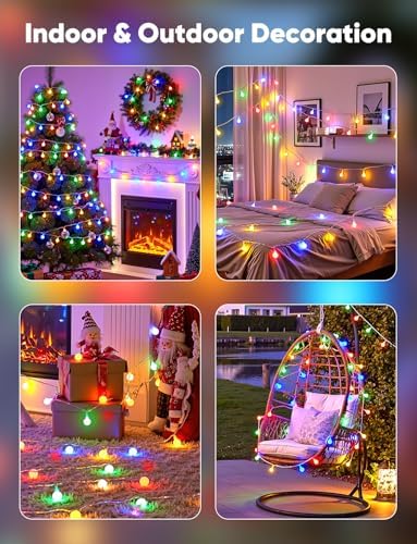 Minetom Multicolor Globe String Lights, 33 Feet 100 Led Fairy Lights - Image 7