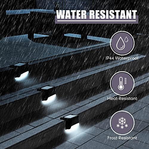 Tuanse 36 Pack Solar Deck Lights Outdoor Step Waterproof LED Stairs Lights Outside Fence Step for Pool Garden Wall Patio Yard Porch(White) - Image 4