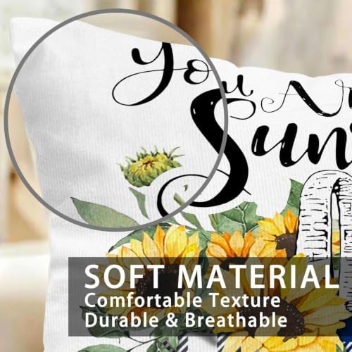 pinata Throw Pillow Covers 18x18, Sunflower Decor, Outdoor Pillow Covers - Image 5