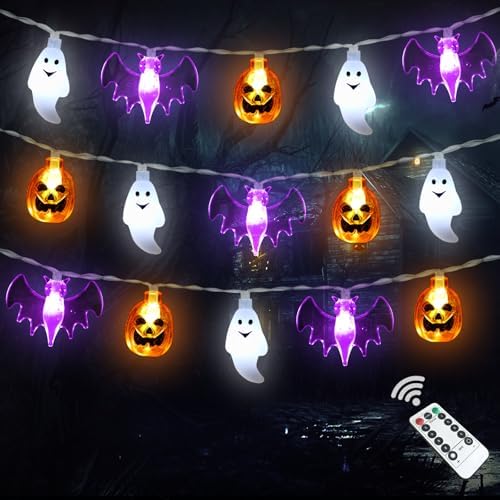 Zimati Halloween Lights Decor 16 ft 30 LED Battery Operated String Light by Zimati