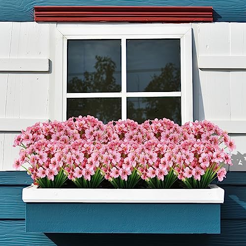 AGIRL Artificial Flowers Outdoor UV Resistant Fake Plant Garden Patio Decor - Image 5