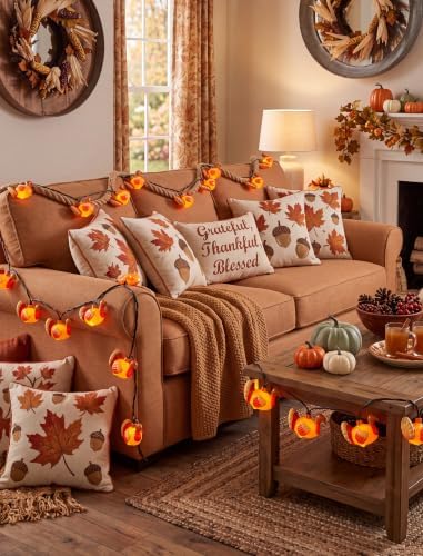 8.5FT 10 LED Outdoor Thanksgiving Turkey String Lights Plug in, Waterproof - Image 6