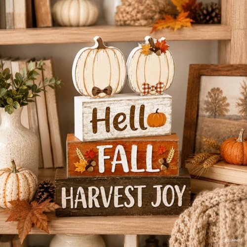 Hello Pumpkin Fall Decor, Fall Decorations for Home - Image 2