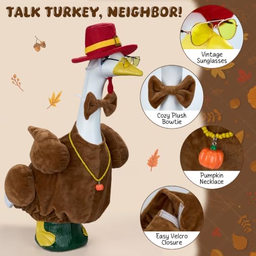 Turkey Porch Goose Outfits for 23 Inch Lawn Statue - Image 4