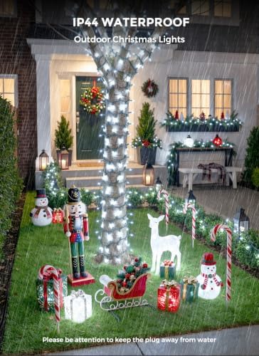 LED Christmas Lights Indoor Outdoor, 33FT 100 Count Mini String Lights - Image 7