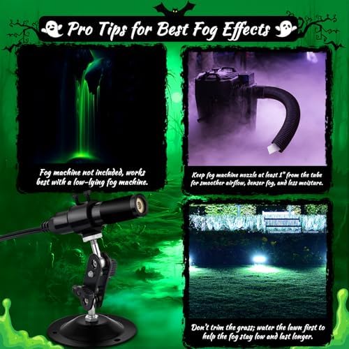 Green Laser Line Projector for Halloween Swamp Party Decoration - Image 3