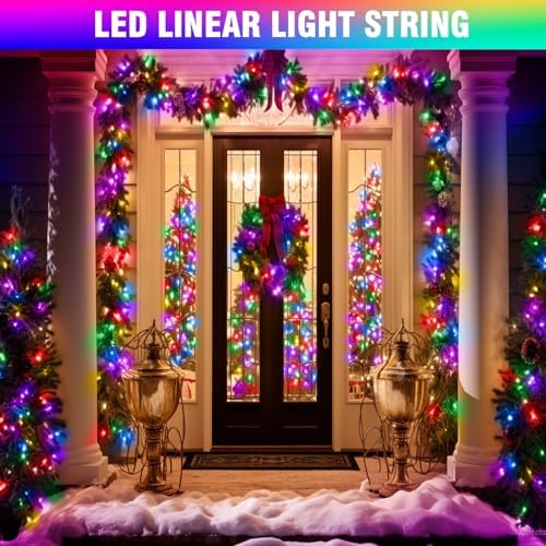 100FT Multicolor Fairy Lights, Connectable Christmas String Lights - Image 3