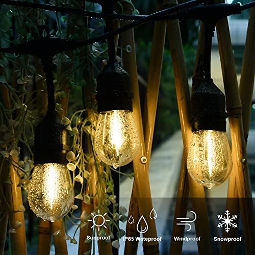 Outdoor String Lights Waterproof 150FT Patio Lighting for Porch Backyard - Image 5