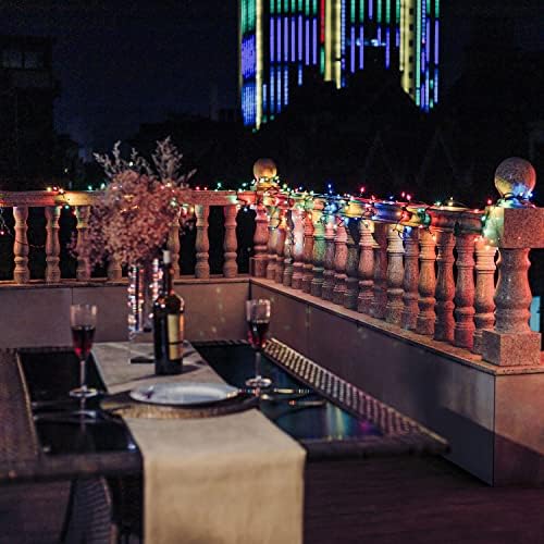 Hopolon 23FT 100 Multicolor Christmas Incandescent String Lights 2 Pack - Image 6