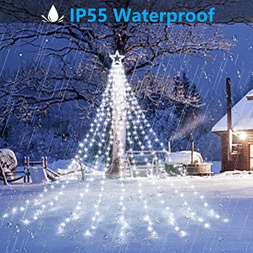 Christmas Decorations Outdoor String Lights 8 Modes and Timer with Remote - Image 3