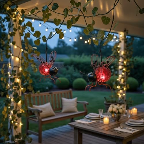 Bee Solar Outdoor Lights for Festivals Garden Decor Birthday Gifts for Grandma Mom Women Girl - Image 6