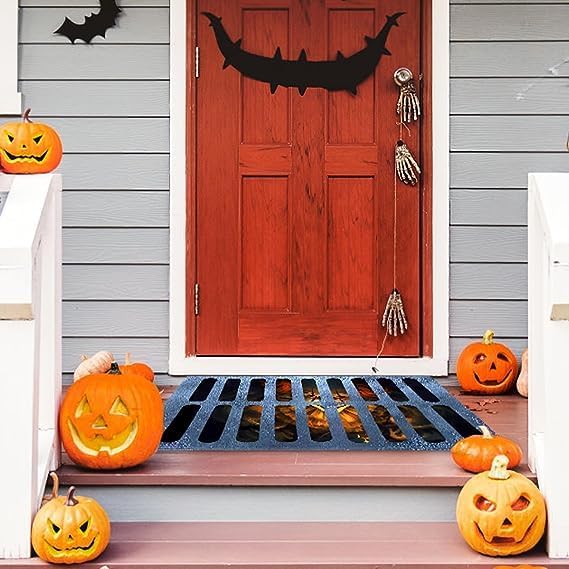 3D Illusion Clown Door Mat, Horror Movie Sewer Doormat, Indoor/Outdoor Welcome Rug (B) - Image 3