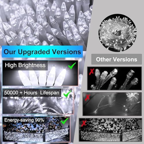 810 LED 82FT Christmas Lights Outdoor, 180Drops Icicle Lights with 12 Modes - Image 6
