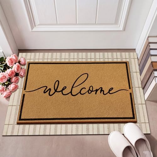 Drydiet 2 Pcs Fall Welcome Layered Doormats, Front Porch Outdoor Decor - Image 6