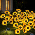 Solar Garden Lights Outdoor, 6 Pack Solar Sunflower Lights with 36 Sunflower, Waterproof Long-Lasting Outdoor Solar Patio Decor Suitable for Yard, Lawn, Pathway, and Backyard Decoration by DolunvoLLC