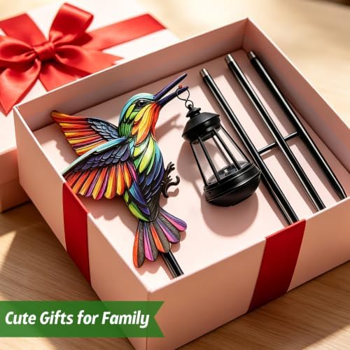 Solar Lights Hummingbird Garden Outdoor Decor,Hummingbird Stake - Image 6