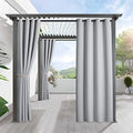 RYB HOME Outdoor Curtains for Patio Waterproof Privacy Thermal Insulated by RYBHOME