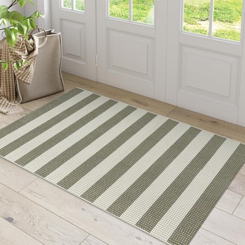 OJIA Outdoor Rug 3'x5' Washable Entryway Rugs Front Door Mat Porch Rug - Image 6