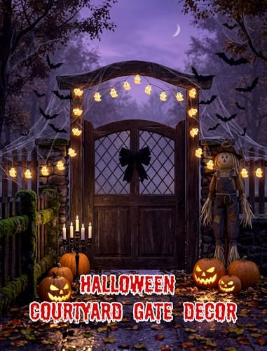 8.5FT Halloween String Lights Outdoor, 10 LED Ghost String Lights Plug in - Image 5
