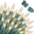 Clear Christmas Lights, 40FT 200 Count Incandescent Mini String Lights, Connectable Waterproof Fairy Light Christmas Decorations for Indoor Outdoor Xmas Tree Garland Garden Patio Party Wedding Decor by Brightown