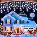 33FT Christmas Lights Outdoor, 400 LED Outdoor String Lights Waterproof Plug in with 8 Modes & Timer, Christmas String Lights for Tree Party, Garden, Holiday Decorations（Cool White） by JREWDOINLighting