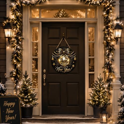 New Years Decorations 2027 - Happy New Year Sign for Front Door - Image 6