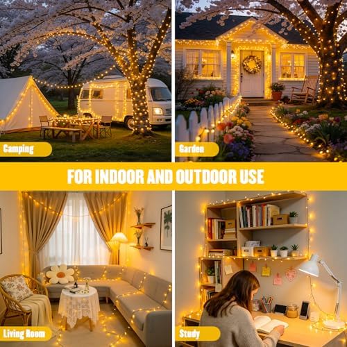 JMEXSUSS 1000 LED 328 FT Christmas Lights, String Lights Plug in - Image 3