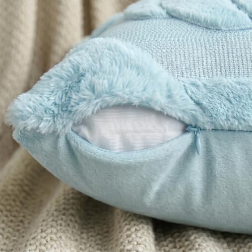 AVOIN colorlife Blue Fall Pumpkin Throw Pillow Covers 18x18 Inch 2PC - Image 7