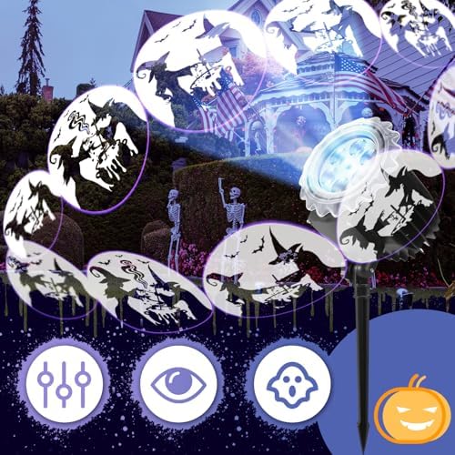 Halloween Projector Light with LED Film Slides, Witches Poison - Image 6