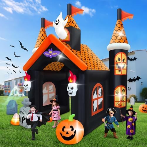 12FT Halloween Inflatable Archway, Kalolary Large Haunted House Inflatables - Image 7