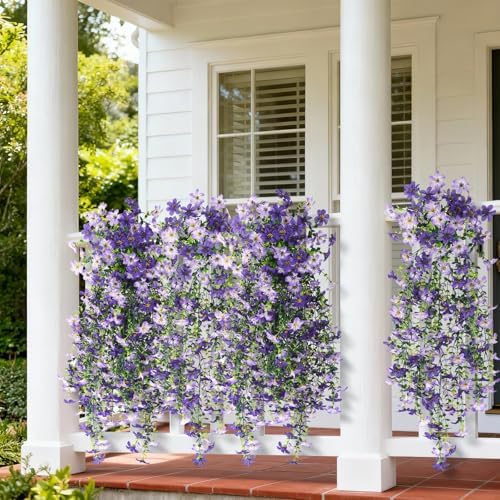 Artificial Fake Hanging Flowers Plants for Outdoor Spring Summer Decoration - Image 4