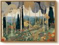 HUARCEY Botanical Forest Canvas Wall Art Framed 12x16, Vintage Landscape by WHASAYART