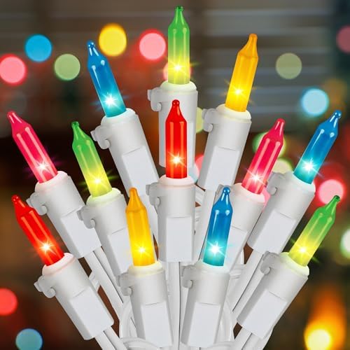 Hopolon Easter String Lights,2 Pack Total 100 Count 26 FT,White Wire by Hopolon