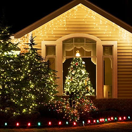 JMEXSUSS 200 LED Icicle Lights for Outside - Image 3