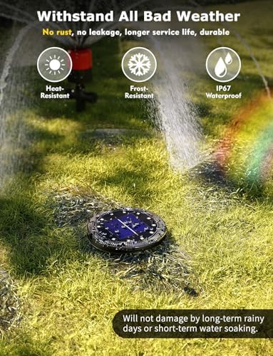 Color Changing Solar Ground Lights with Remote, IP67 Waterproof, 16Pack - Image 5