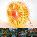 100ft Rope Lights For Outside,Connectable & Flexible Tube Lights with 8 Modes Controller,Waterproof Orange LED Rope Lighting for Deck,Garden,Pool,Patio,Bedroom,Party,Indoor & Outdoor Landscape Light by CHORLED