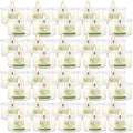 40 Pack Citronella Candles Bulk, Long Burning Portable Travel Size Soy Wax Candles with Natural Citronella Oil, Small Acrylic Jar Candle Set for Patio, Backyard, Camping, Indoor Outside by fclayvts