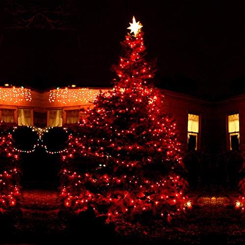 BrizLabs Red Incandescent Christmas Indoor String Lights 300 Count 69.6ft - Image 3