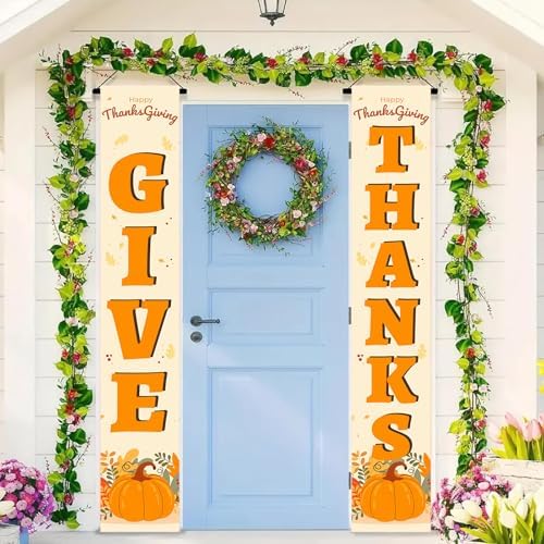 HOMETITUTE Welcome Fall Porch Banner Set 12 x 71 Inch 2 Pack - Image 4