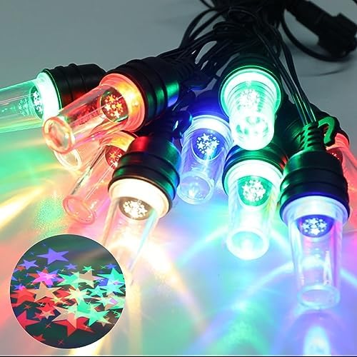 Vigdur Patio String Lights, 31.4FT Star Projector String Lights Connectable - Image 2