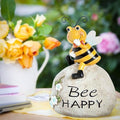 Smadeer Garden Decor Bee Outdoor Statues Sculpture Bumblebee Figurine for Patio Lawn Porch Yard Backyard Honey Bees for Insect Lovers Gifts Garden Ornaments for Home Decor Spring Summer by Smadeer