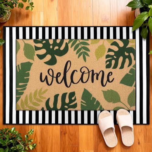 Tinideya 2 23.6 X 35.4 Inches Tropical Leaves Brown Green - Image 5