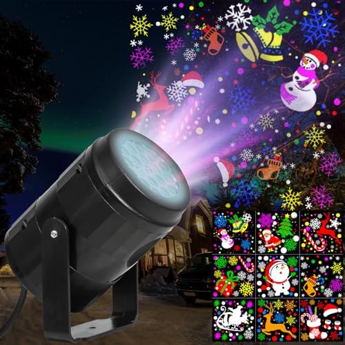 Christmas Projector Lights Outdoor/Indoor, Led Lights Projector Waterproof for Christmas Decorations, Holiday Projector for Xmas - Image 2