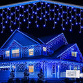 Lomotech Christmas Icicle Lights - 65Ft Christmas Lights,Blue by Lomotech