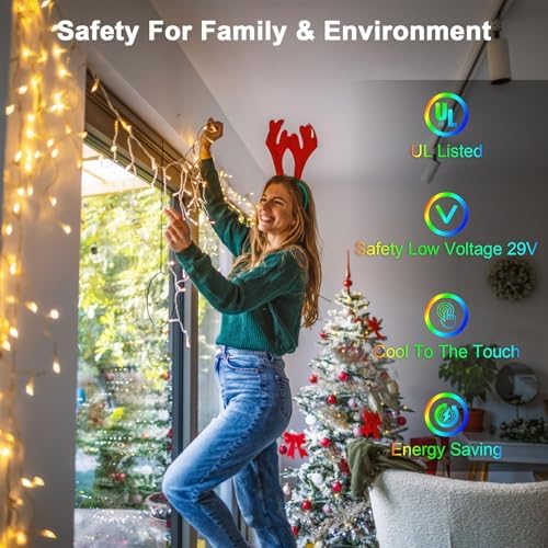 66FT 670 LED Christmas Lights 148 Ice Drops, 12 Modes with Timer, Memory - Image 5