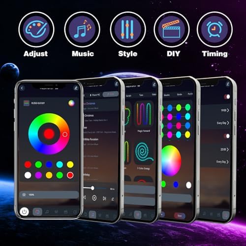 KSIPZE Permanent Outdoor Lights for House Waterproof IP67, Eaves LED Lights - Image 6