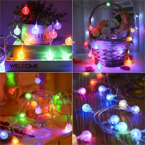Metaku 16.4ft 50LED Battery Operated Fairy Light with Remote Color Changing - Image 5